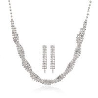 SET588 - Rhinestone Bridal Jewelry Set